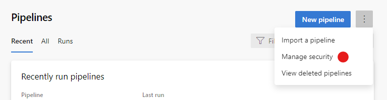 Pipeline permissions