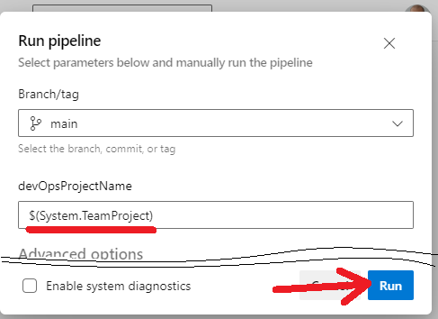 Edit deploy access pipeline